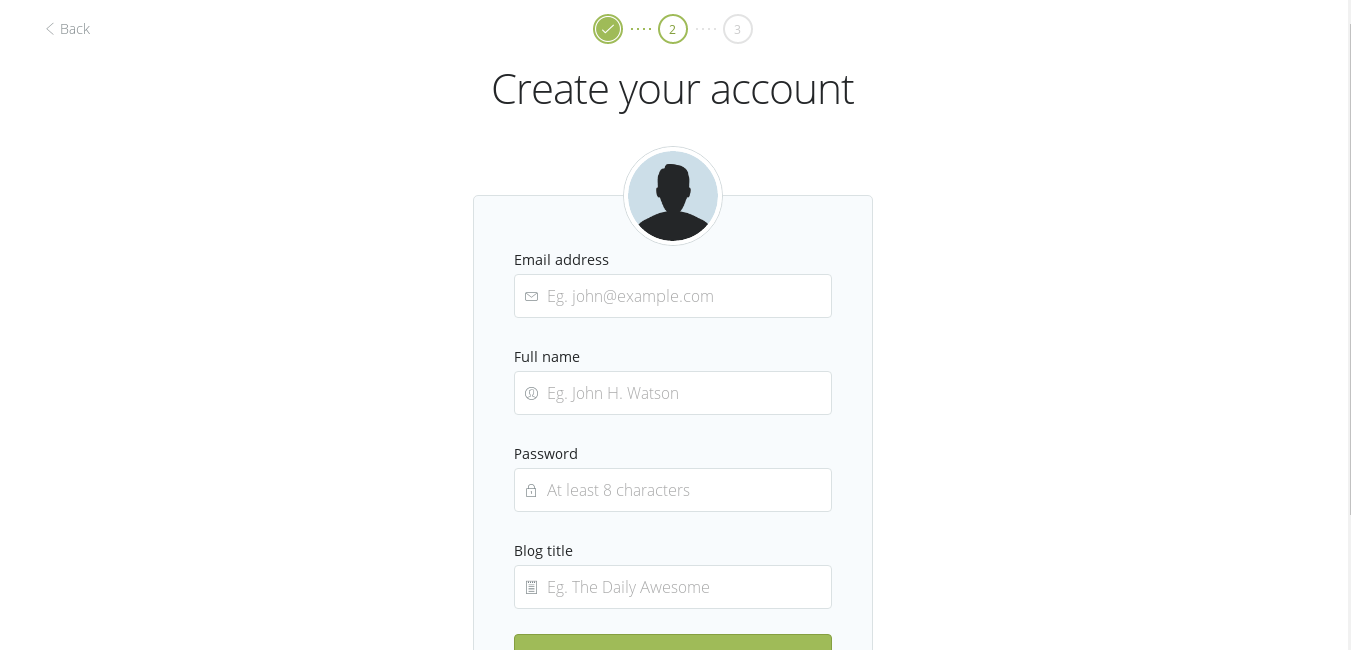 Create Ghost Account