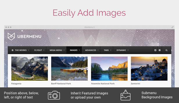 UberMenu Custom Menu Background Images