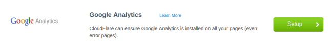 Cloudflare Google Analytics App