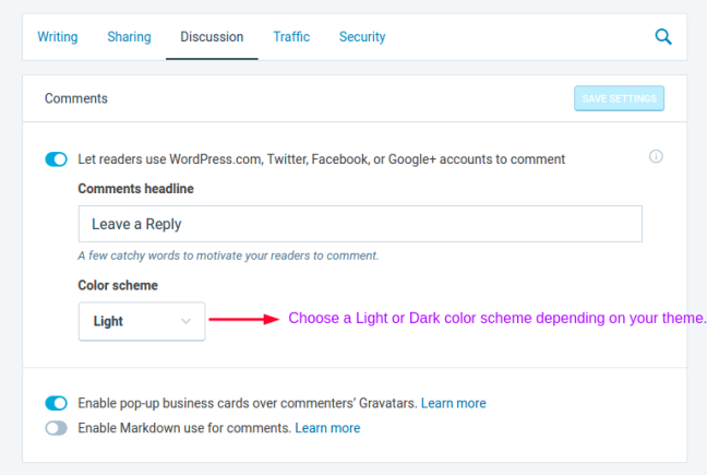 Enable Jetpack Comments Module
