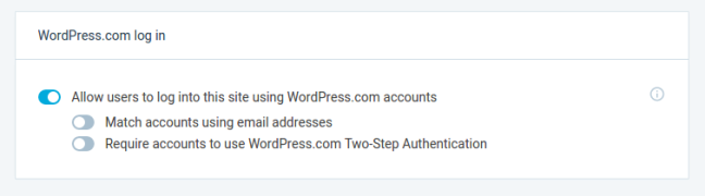 Jetpack two-step authentication