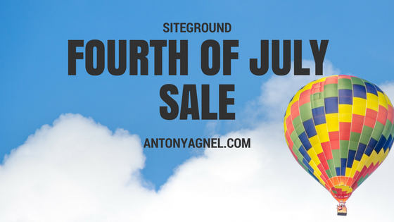4th of July Sale – Save 70% Off on SiteGround Hosting Plans, Free Domain Name