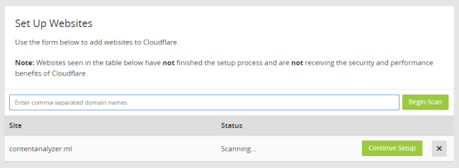 Manually Add Domain Name To Cloudflare