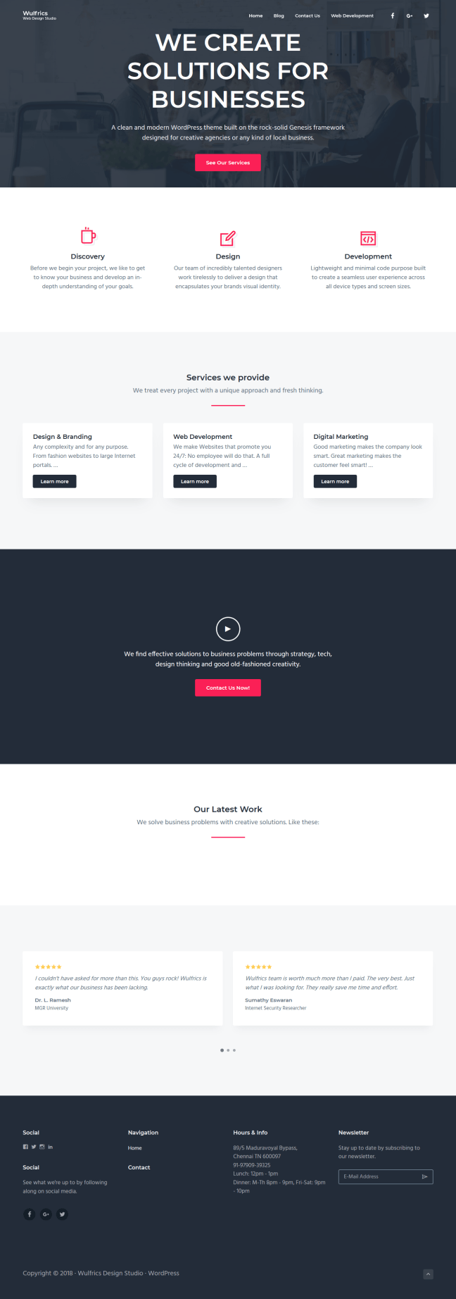 Wulfrics Web Design Studio