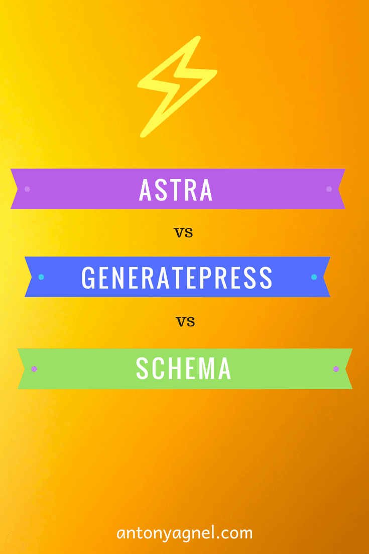 WordPress themes comparison - WP Astra vs GeneratePress Premium vs MTS Schema