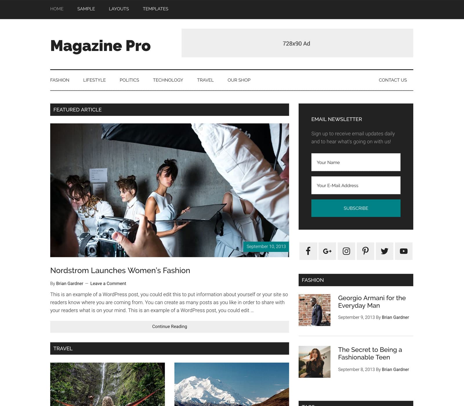 genesis magazine pro - best WordPress magazine theme