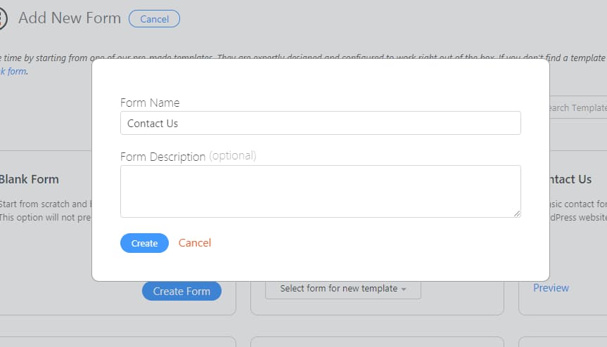 contact form settings formidable pro