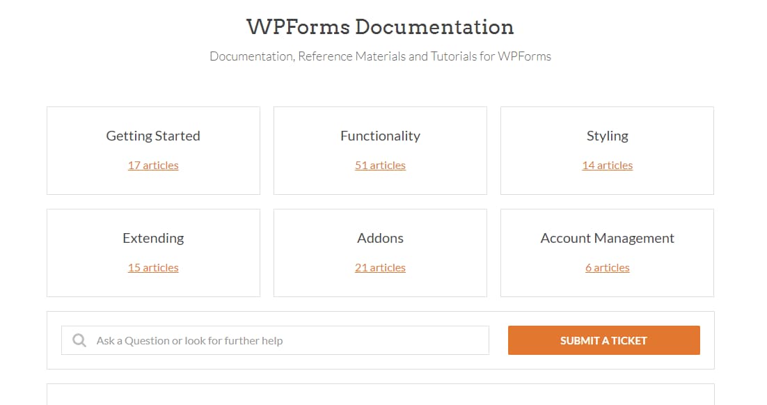 wpforms documentation