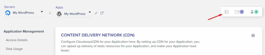 Cloudways Server Management Console