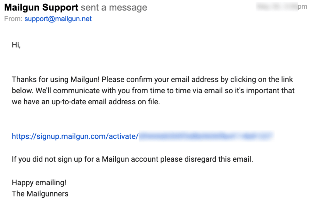 mailgun email verification
