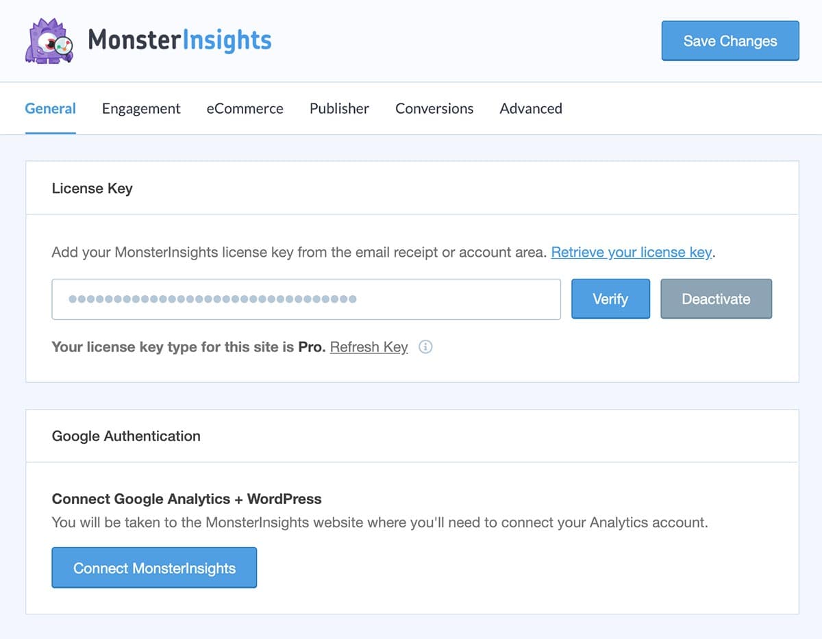 configure monsterinsights wordpress plugin