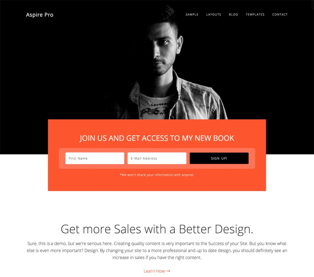 aspire pro - best WordPress theme for businesses
