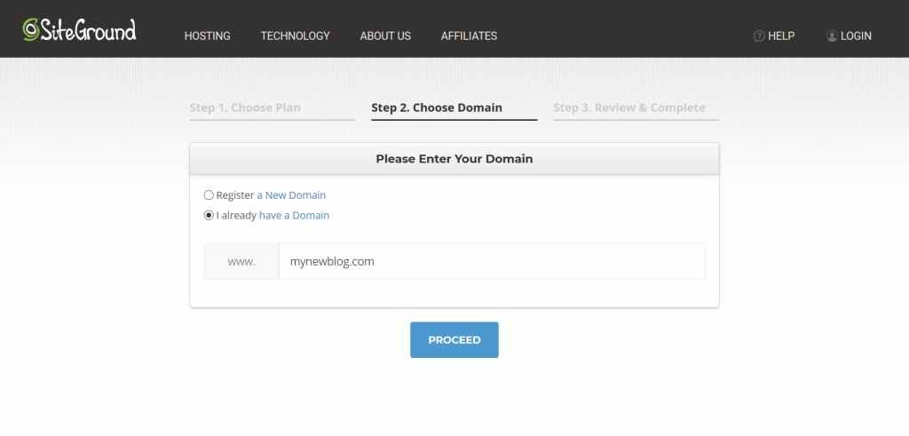 SiteGround Free Domain Name