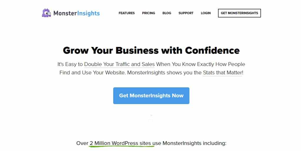 monsterinsights google analytics wordpress dashboard plugin
