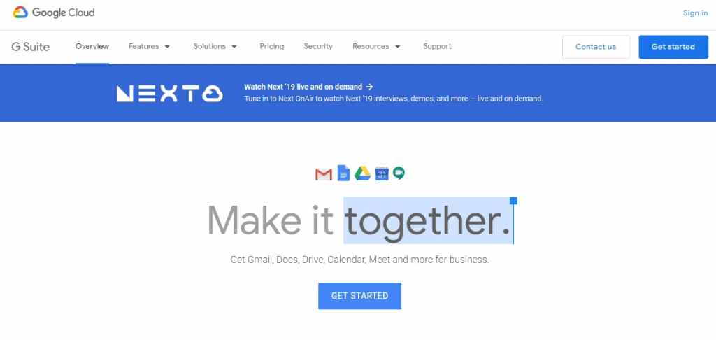 g suite - collaboration and productivity apps for businesses