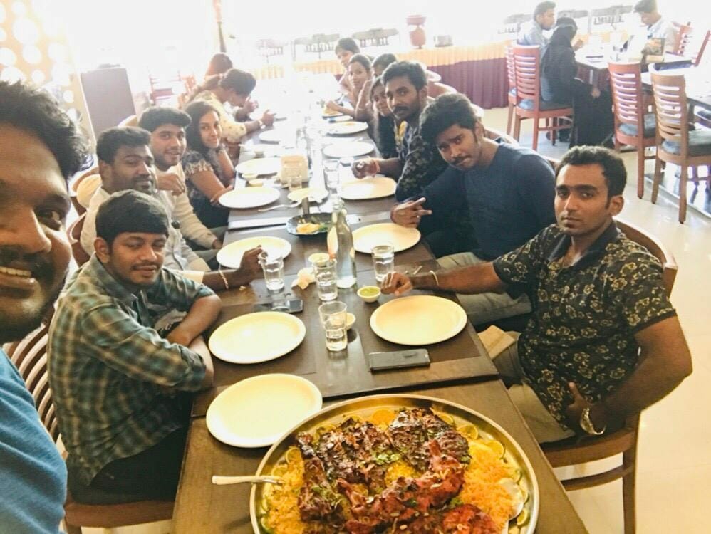 At Palmshore Restaurant, Ashok Nagar