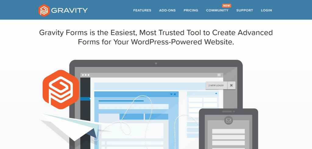 gravity forms wordpress forms plugin