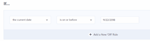 optinmonster display rules