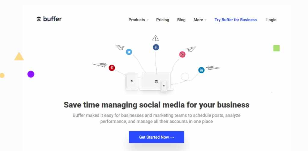 buffer - social media management and marketing software for growing brands