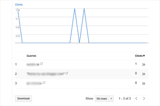 view search queries on google search console