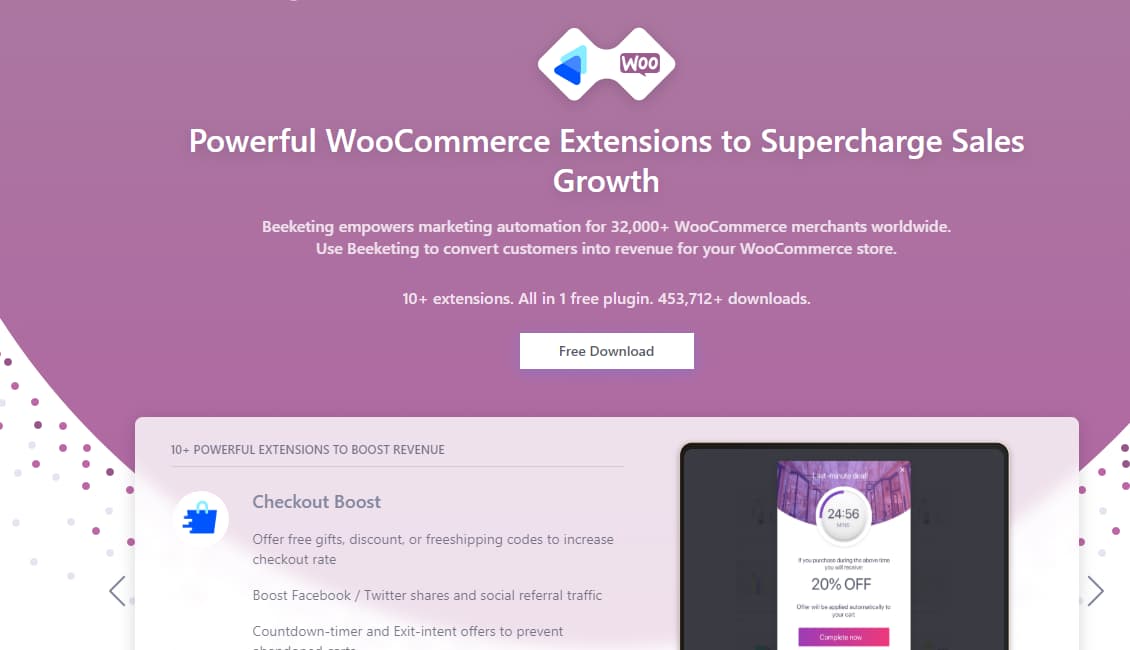 beeketing for woocommerce plugin