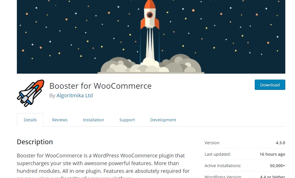 booster for woocommerce plugin