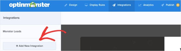 add email marketing integration with optinmonster using monster leads