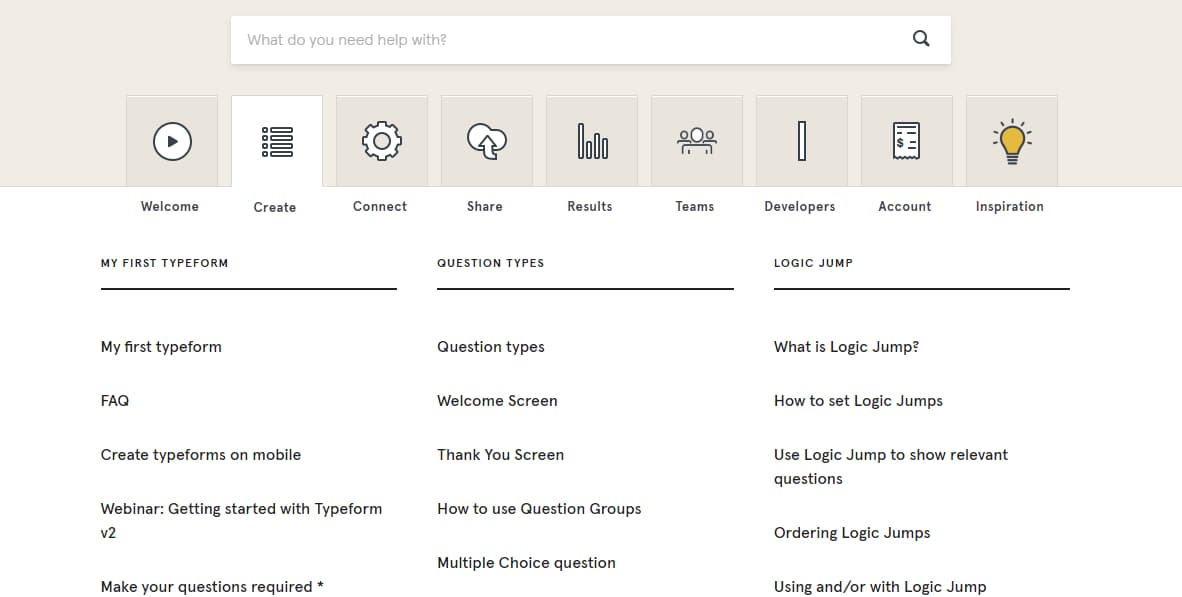 typeform documentation